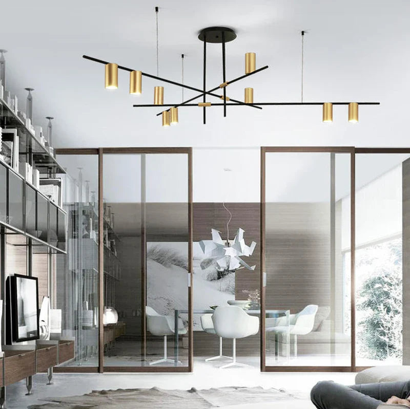 Axyaa Modern Minimalist Chandelier for Living Room, Restaurant, and Bar