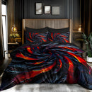 Axyaa Volcanic Rock Design Bedding Set - All-Season Soft, Machine Washable