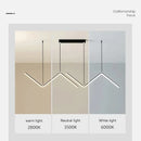 Axyaa LED Pendant Lights: Modern 2 Head Fixtures for Living Room, Bedroom, Hotel, Bar