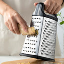 Axyaa Stainless Steel Box Grater & Slicer with Container - Kitchen Essential