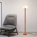 Axyaa Nordic Iron Floor Lamp with Glass Lampshade Design for Living Room and Bedroom