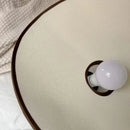 Axyaa French Vintage Potato Chip Fabric LED Pendant Chandelier