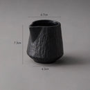 Axyaa Rock Texture Ceramic Gravy Boat Set for Restaurant Specialties & Milk Cups