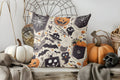 Axyaa Halloween Pumpkin Pattern Throw Pillow Cover for Sofa, Bedroom, Car