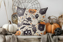 Axyaa Halloween Pumpkin Pattern Throw Pillow Cover for Sofa, Bedroom, Car