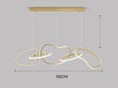 Axyaa LED Chandeliers for Modern Home Decor and Indoor Living Room Lighting