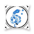 Axyaa Ethnic Elephant Mandala Cushion Cover - Bohemian Style Decorative Pillowcase