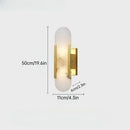 Axyaa Marble Wall Lamp: Postmodern Living Room TV Background Creative Art Light Luxury