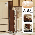 Axyaa Vintage Slim Storage Cart with Drawers for Kitchen/Bathroom/Living Room