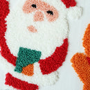 Axyaa Christmas Festival Pillowcase Set - Santa Claus Reindeer Embroidery Pillow Covers
