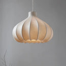 Axyaa Nordic Silk Fabric Pendant Chandelier for Dining Bedroom LED Lamp