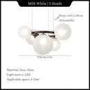 Axyaa Moonlight Chandelier: Modern Hanging Lights for Home Decor & Lighting