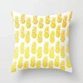 Yellow Giraffe Design Throw Pillow Cover for Home Decor by Axyaa