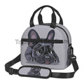 French Bulldog Art Lunch Bag by Axyaa: Insulated Bento Tote for Work, School, Picnic