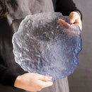Axyaa Gradient Glass Dessert Plate for Molecular Cuisine and SushiDisplayStyle