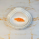 Axyaa Melamine Shell Plate Dish Set - Restaurant Quality Tableware Dish