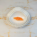 Axyaa Shell Dish Hot Pot Plate | Melamine Imitation Porcelain Dinnerware Kitchen Seasoning Dish