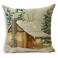 Axyaa Merry Christmas Linen Pillow Case 18*18in