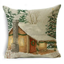 Axyaa Merry Christmas Linen Pillow Case 18*18in