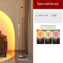 Axyaa Red Tall Cob Floor Lamp - Adjustable Height & Angle for Eye Protection