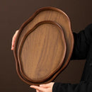 Axyaa Wooden Serving Tray: Stylish Coffee Table Decor, Fruit Platter, Food Dish Tray