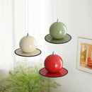 Axyaa Cream Wind Pendant Lamp for Bar & Dining Table - LED Chandelier