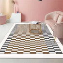 Axyaa Soft Crystal Fleece Area Rug | Elegant Anti-Slip Living Room Carpet