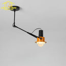 Axyaa Industrial Swing Arm LED Wall Lamp for Bedroom Living Room Study