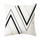 Axyaa Blue Geometric Pillowcase 45x45CM - Simple & Stylish Home Decor Fabrics