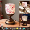 Axyaa Mosaic Flower Light Material Package Handmade Table Lamp