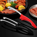 Axyaa Silicone Handle Stainless Steel Food Tongs