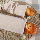 Axyaa Linen Bread Bag: Reusable, Drawstring Homemade Artisan Bread Storage Bag