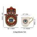 Axyaa Nordic Ceramic Espresso Cup and Saucer Set - 200ML