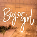 Axyaa Baby Neon Sign LED Lights, Gender Reveal Party Decoration