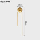 Axyaa LED Wall Lights: Modern Indoor Lighting for Living Room Bedroom, Background Sconces Lamp