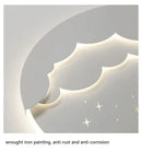 Axyaa LED Cloud Stars Moon Wall Lamp for Kids' Room and Bedroom Aesthetic Lighting