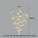 Axyaa LED Staircase Chandeliers for Modern Living Room Decor