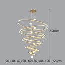 Axyaa Modern LED Pendant Chandeliers for Living Room Staircase Indoor Lighting