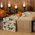 Axyaa Watercolor Butterfly Plants Table Runner for Dining Room Butterflies Botanical Theme