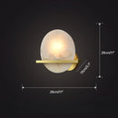 Axyaa Marble Alabaster Wall Lamp: Modern All-Copper Fixture for TV Background, Bedside, Corridor.