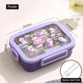 Axyaa 720ml Stainless Steel Thermal Lunch Box with Spoon & Fork