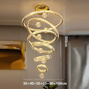 Nordic Home Decoration Stair Chandelier Living Room Dining Pendant Lights Ceiling Light Axyaa