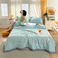 Axyaa Cotton Air Conditioning Quilt: Lightweight & Washable Summer Quilt