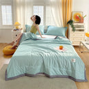 Axyaa Cotton Air Conditioning Quilt: Lightweight & Washable Summer Quilt