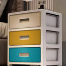Axyaa Colorful 3-6 Tier Storage Cabinet for Living/Bedroom/Study - Space-Saving Heavy-Duty Organizer