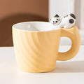 Axyaa Creative Cartoon Cat Ceramic Mug Cute Cat Cup - Children's Milk Breakfast Office Coffee Cup