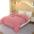 Axyaa Winter Quilt, All-Season Thick Warm Student Double Lamb Wool Quilt Core