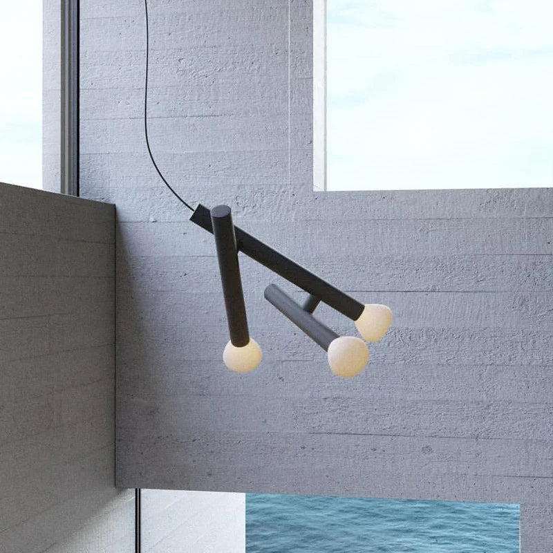 Axyaa Modern Villa Stair Lamp Designer Pendant Chandelier for Exhibition Hall and Kitchen