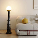 Axyaa Cream Floor Lamp: Nordic Minimalism LED for Living Room & Bedroom