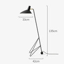 Axyaa Nordic Retro Duckbill Floor Lamp Modern Tripod Table Light Iron Decoration LED